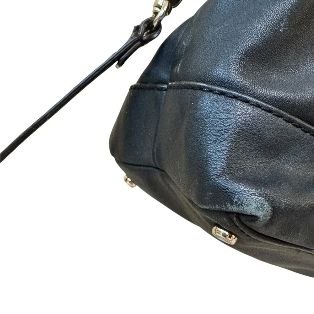 Kate Spade Women's Black Leather‎ Top Handle convertible Handbag